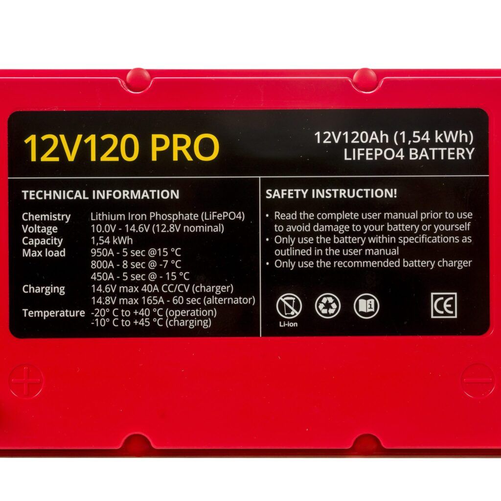 Baterie 12V120 PRO LiFePO4 2