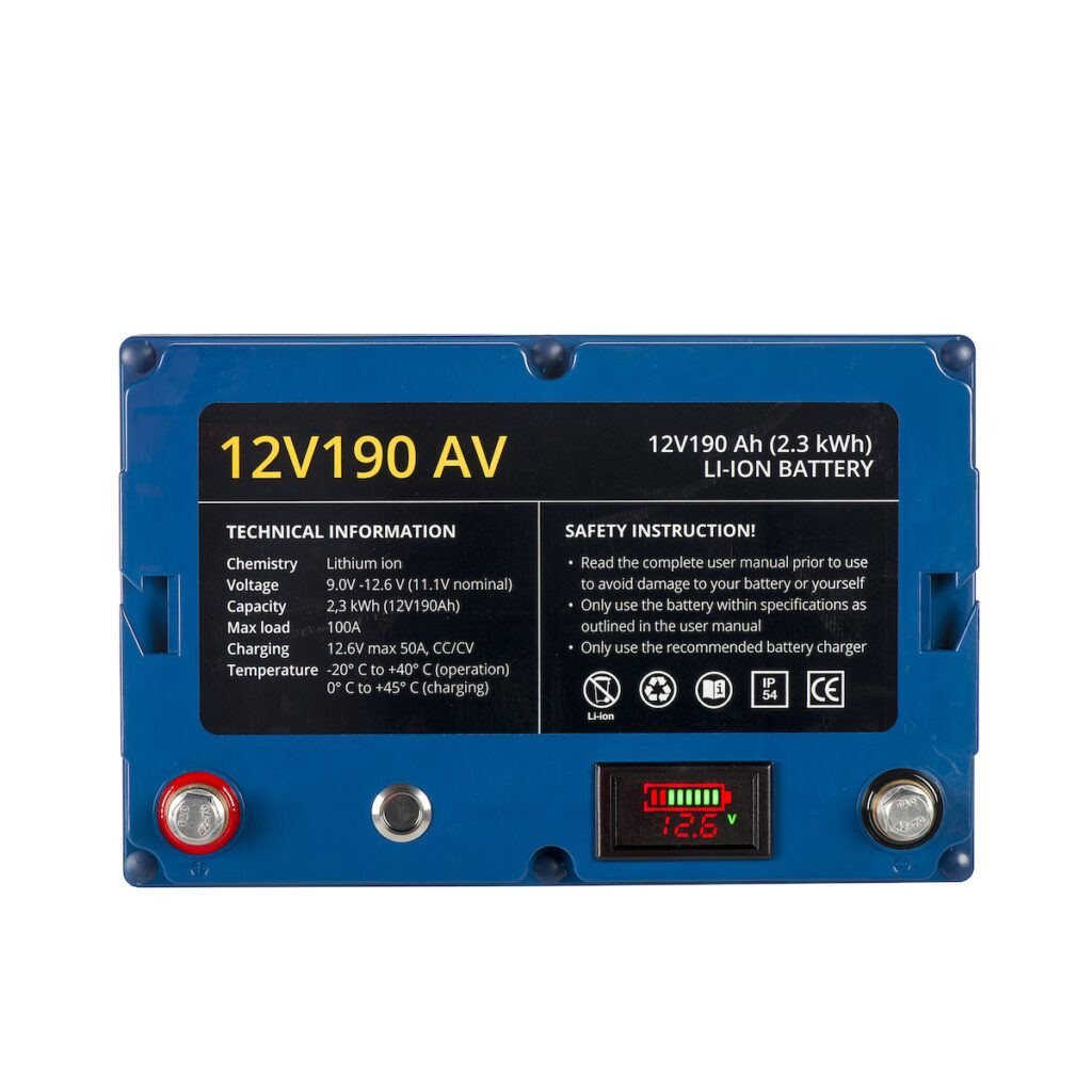 Baterie litiu 12V190 AV 3
