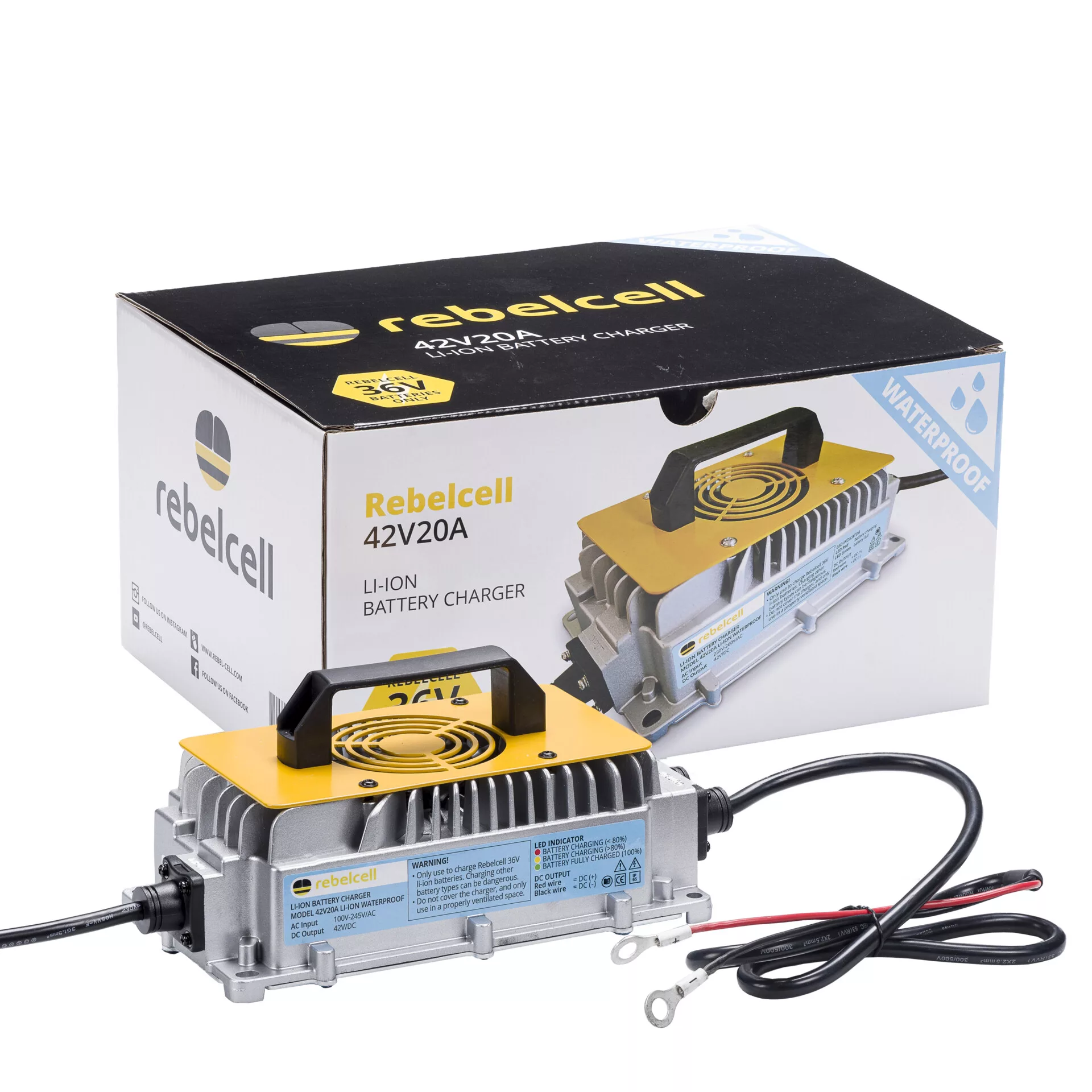 Încărcător litiu 42V20A rezistent la apă (IP65) 2