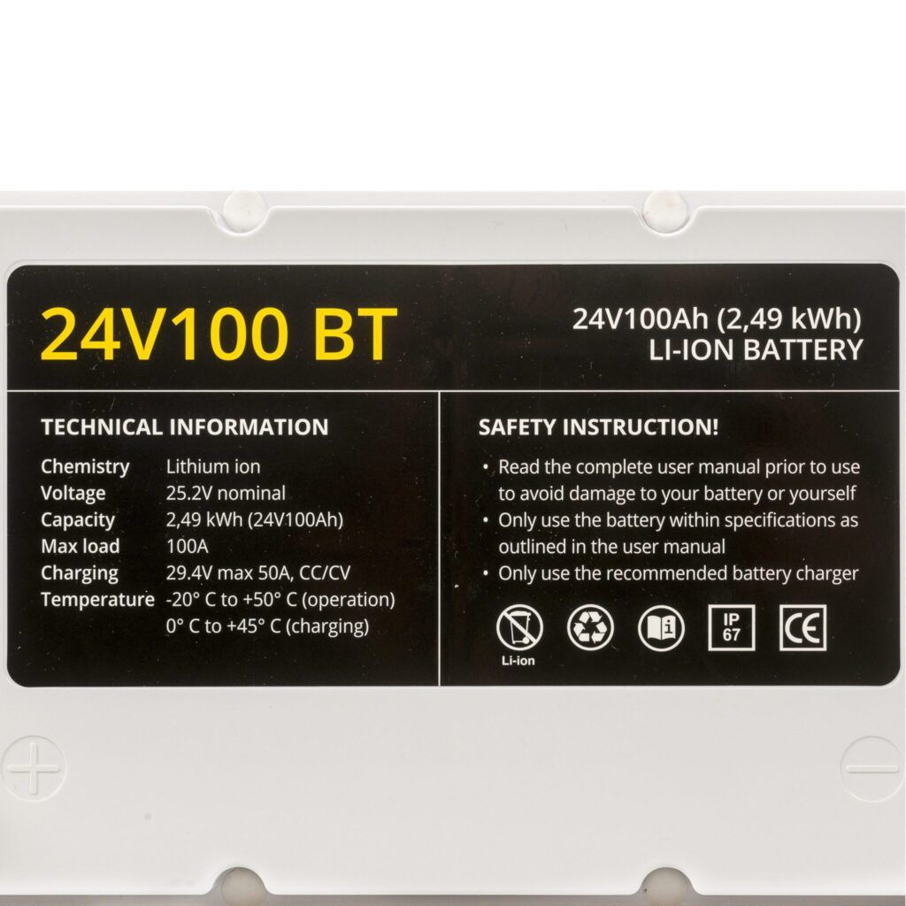 Baterie litiu 24V100 BT 4