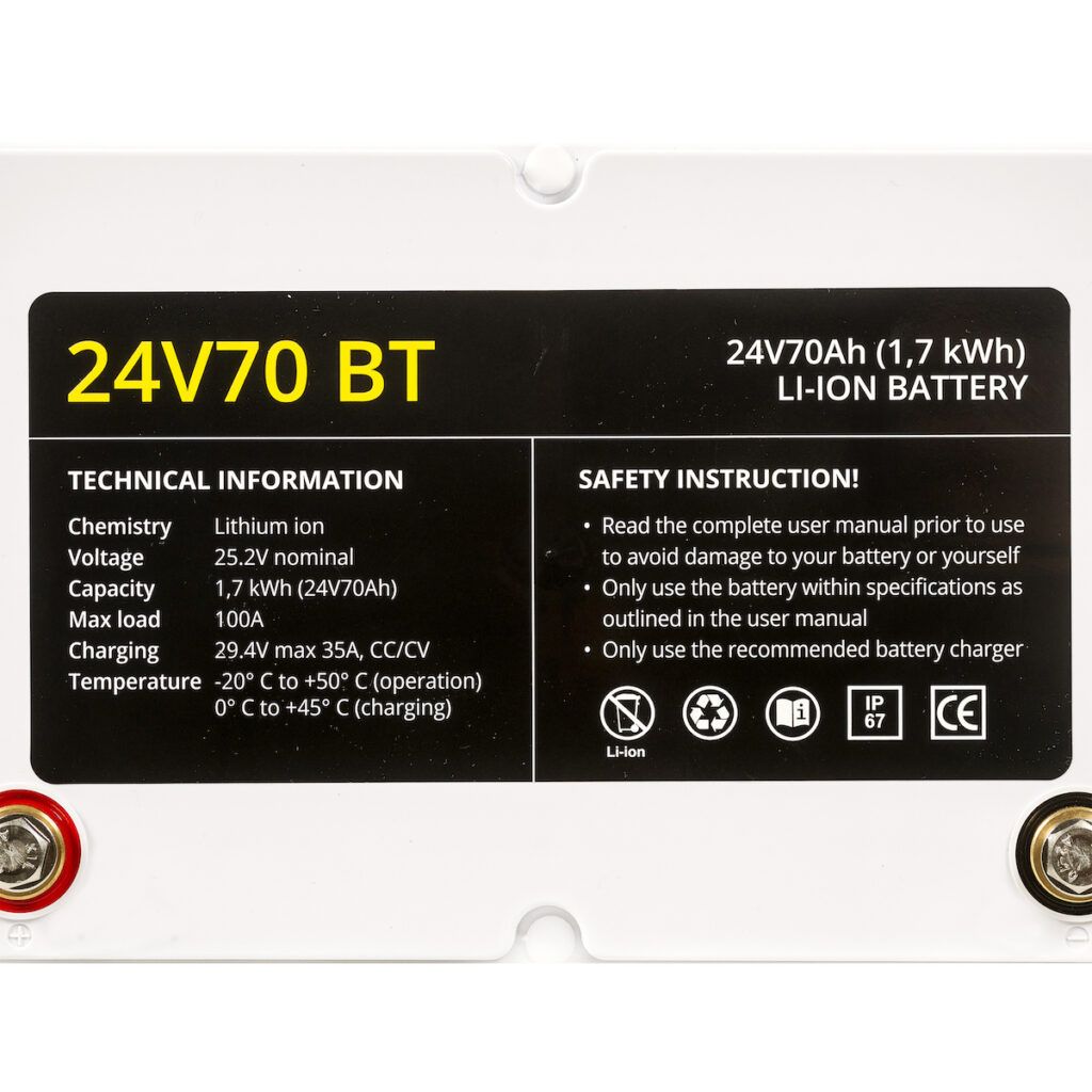 Baterie litiu 24V70 BT 5