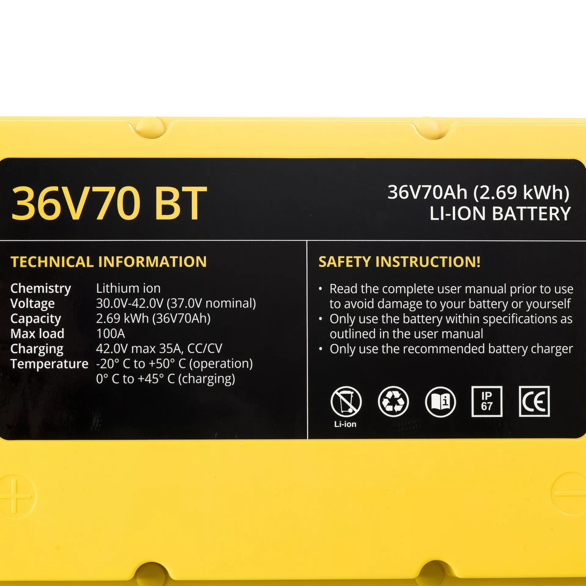 Baterie litiu 36V70 BT 7