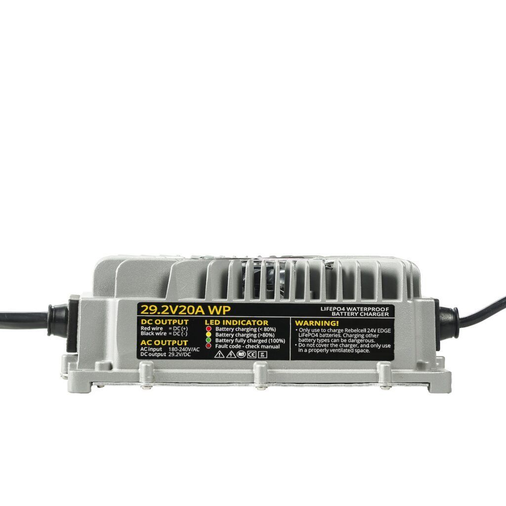 Încărcător 29.2V20A LiFePO4 rezistent la apă (IP65) 4