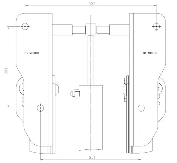 Lift hidraulic pentru motor outboard HL 2000 4