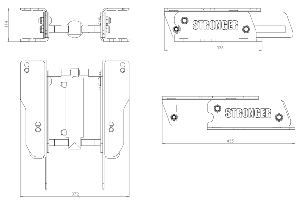 Lift hidraulic pentru motor outboard HL 2000 2
